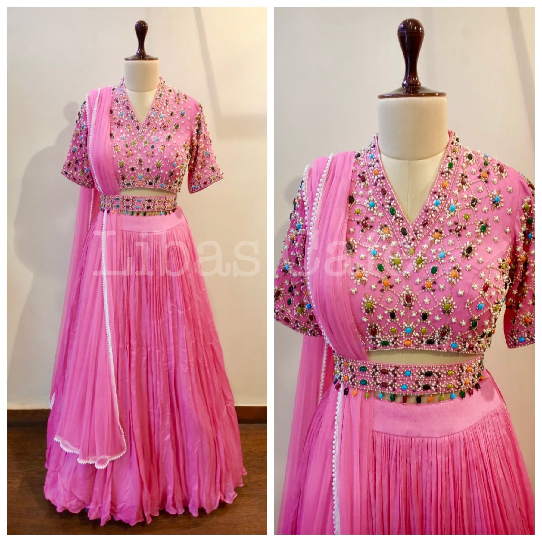 Light Pink Belt Lehenga